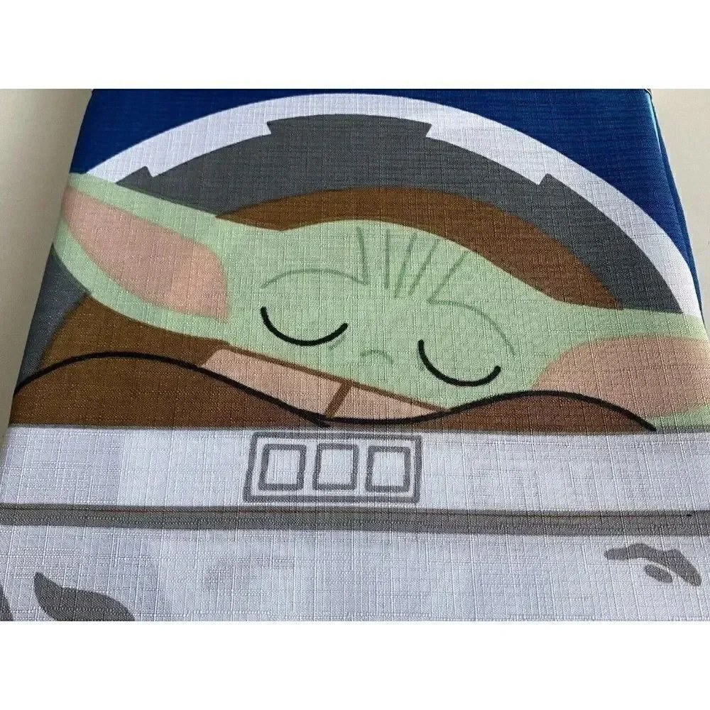 Disney Star Wars Baby Yoda Mandalorian Fabric Shower Curtain Grogu The Child NEW